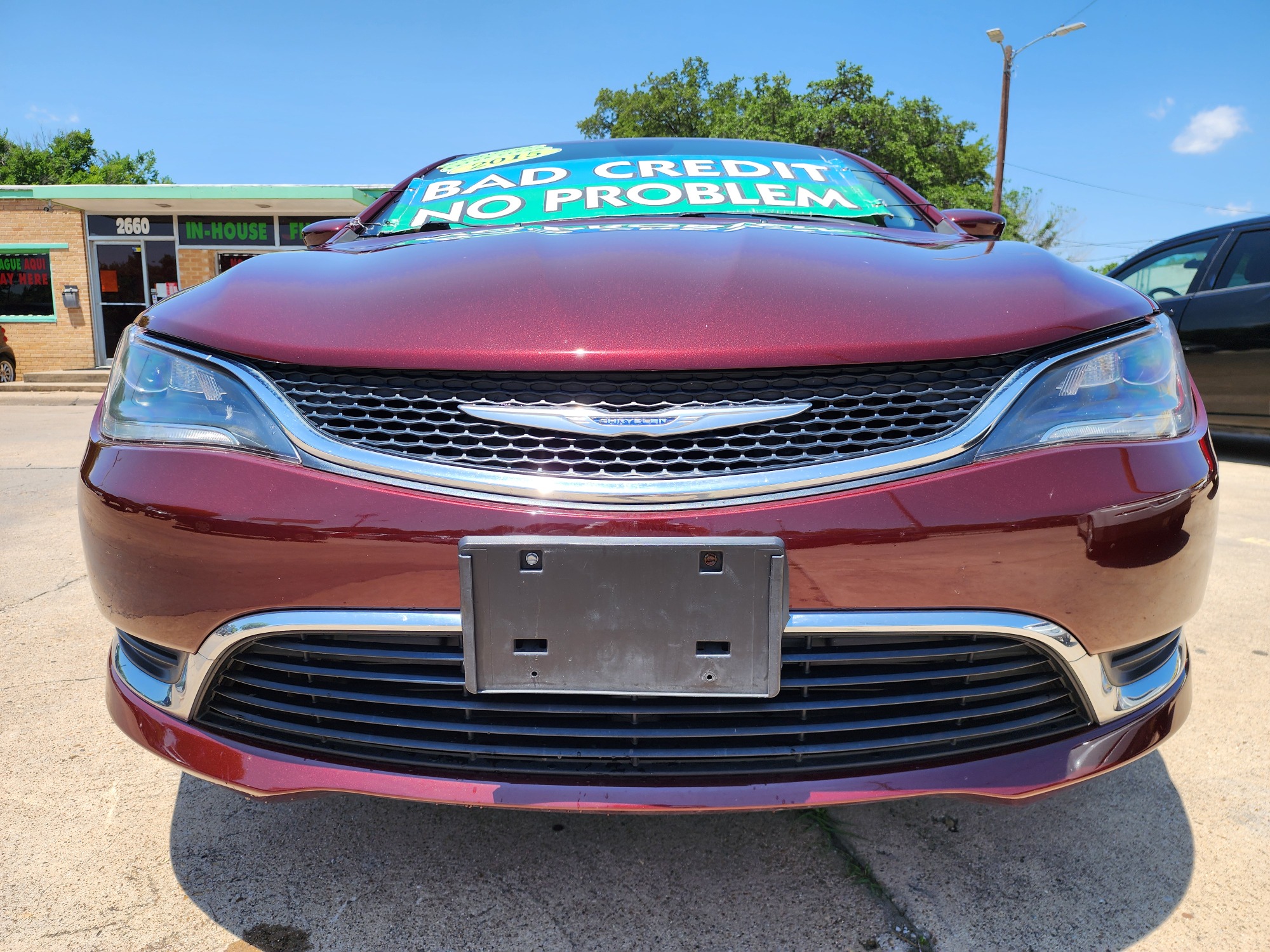 2015 Chrysler 200 Limited (1C3CCCABXFN) with an 2.4L L4 DOHC 16V engine, 9-Speed Automatic transmission, located at 2660 S.Garland Avenue, Garland, TX, 75041, (469) 298-3118, 32.885551, -96.655602 - Welcome to DallasAutos4Less, one of the Premier BUY HERE PAY HERE Dealers in the North Dallas Area. We specialize in financing to people with NO CREDIT or BAD CREDIT. We need proof of income, proof of residence, and a ID. Come buy your new car from us today!! This is a very well cared for 2015 Ch - Photo #9